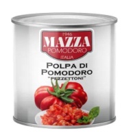 Помидоры нарезанные Mazza Pomodoro Chopped tomatoes 400 г ж/б