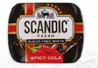 Драже освежающие Scandic Fresh кола без сахара 14 г