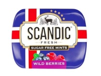 Драже освежающие Scandic Fresh лесные ягоды без сахара 14 г