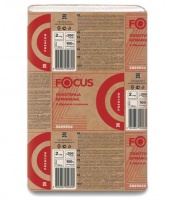 Полотенца Focus Premium Z-сложения 2-х слойные 24х21,5 см 200 л