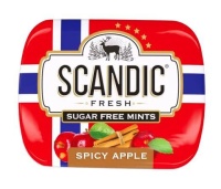 Драже освежающие Scandic Fresh пряное яблоко без сахара 14 г