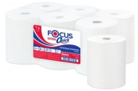 Полотенца Focus Extra Quick 2 cлоя бумажные белые в рулоне на втулке 150 м