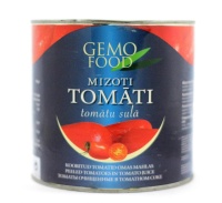 Помидоры Gemo Food очищенные в томатном соке 2500/1500 мл