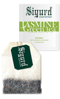 Чай Sigurd Jasmine Green Tea зеленый с жасмином 30 шт