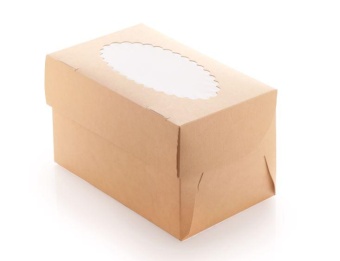 Коробка OSQ MUF 6 для кексов и маффинов 250x170x100 мм 25 шт (150 шт./6 уп./кор.)
