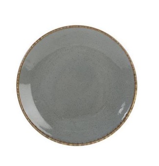 Тарелка Dark Grey Seasons плоская фарфор 24 см