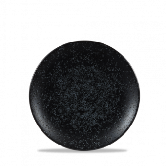 Тарелка плоская круглая 20,5 см без борта Menu Shades Caldera Ash black