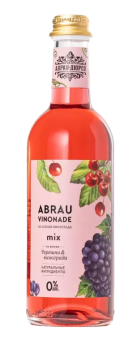 Напиток безалкогольный сильногазированный Abrau Vinonad со вкусом Черешни и Винограда 375 мл стекло