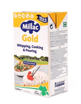 Сливки Millac Gold д/взбивания растительные 33,5% 1 л