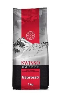 Кофе Swisso Kaffee в зернах Espresso 100% арабика 1кг