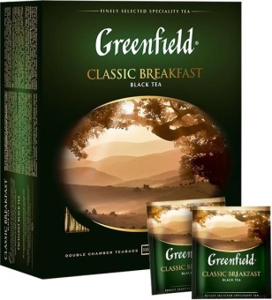 Чай Гринфилд Classic Breakfast черный 100 пак.
