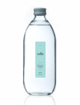 Вода Edis питьевая негазированная 500 мл стекло