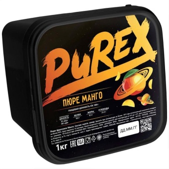 Пюре Purex манго 1 кг