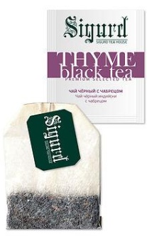 Чай Sigurd Thyme Black tea черный с чабрецом 30 шт