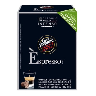 Кофе Vergnano Intenso формат Nespresso в капсулах 5 г*10 шт