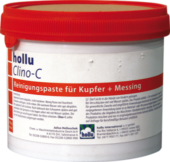 Средство-паста Hollu Clino-C для чистки цветных металлов 750 г