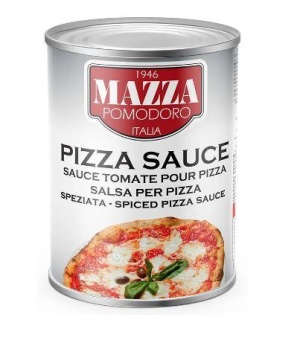 Соус томатный для пиццы со специями Mazza Pomodoro Pizza sauce with spices 12/14 400г ж/б