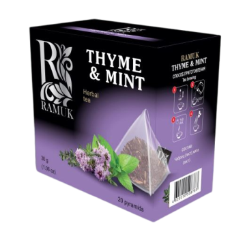 Чай Ramuk Thyme & Mint Чабрец и мята 1,5г*20 п